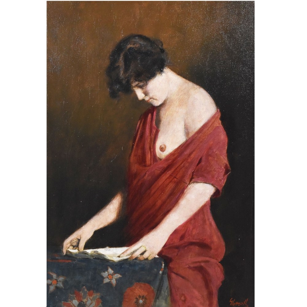 QR589 1 antique nude woman oil painting art deco XX century.jpg